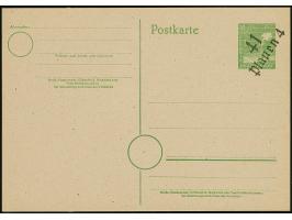 “41/Plauen 4” (Arge 41/83c) auf Karte Arbeiter 10 Pfg., ungebraucht und tadellos, sign. Kalb BPP