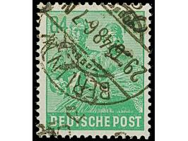 “3/Berlin 8” (Arge 3/5d) auf Arbeiter 84 Pfg., sauber gestempelt und einwandfrei, ein seltener Aufdruck, sign. Busse BPP