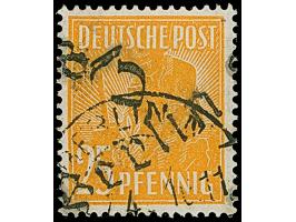 “3/Berlin 8” (Arge 3/5d) auf Arbeiter 25 Pfg., sauber gestempelt und einwandfrei, ein seltener Aufdruck, sign. Busse BPP