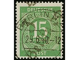 “3/Berlin 66” (Arge 3/17a) auf Ziffern 15 Pfg., sauber gestempelt und einwandfrei, sign. Busse BPP