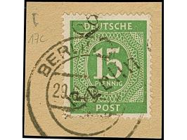 “3/Berlin 66” (Arge 3/17c) auf Ziffern 15 Pfg., sauber gestempelt auf Briefstück, einwandfrei, sign. Ballschmidt BPP