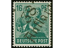“38/Anklam” (Arge 38/1b) auf Arbeiter 16 Pfg., postfrisch und tadellos, sign. Böheim BPP