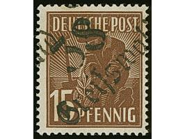 “38/Greifswald” auf Arbeiter 15 Pfg., postfrisch und tadellos, u.a. sign. Böheim BPP
