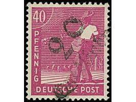 “2°/Quedlinburg” auf Arbeiter 40 Pfg., postfrisch und einwandfrei, sign. Ballschmidt BPP