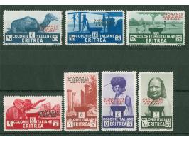 1934, Set of seven unissued stamps overprinted ONORANZE AL DUCA DEGLI ABRUZZI, mint never hinged, very fine Sassone €300 (Sas