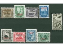 1934, Set of eight unissued stamps overprinted ONORANZE AL DUCA DEGLI ABRUZZI, additional colonies 25 l., all mint never hing