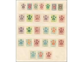 1900/10, Russia Levant stamps used in Palestine, Jaffa overprints and two pages with Ship Mail Cinderellas up to 100 pia., fi