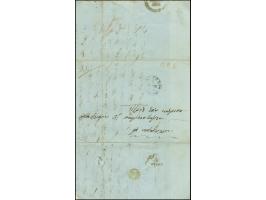 1841/57, Four entire letter showing cancellations of Athens, Agrinion, Syros and Patras, usual file folds, otherwise fine
