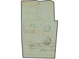 1841/57, Four entire letter showing cancellations of Athens, Agrinion, Syros and Patras, usual file folds, otherwise fine
