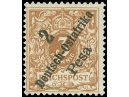 1896/99, 2 P auf 3 Pf hellockerbraun postfrisch, sign. Bothe BPP und Jäschke-Lantelme BPP