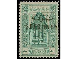 1922, Grand Assembly, Genova Printing, complete set of 12 stamps 10 pa. to 500 pia., each handstamped bilingual ‘Specimen’, m