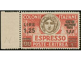 1935/37, Espresso 1,25 l. on 60 c. red brown, perf 14, left margin, mint never hinged, very fine, signed Caffaz (Sass. cat. 1