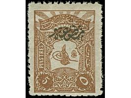 1905, Imprimes issue 5 pia.brown, overprinted ‘matbua’, unused, signed Gebr. Senf Leipzig, very fine (Isfila 242)