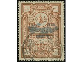 1920, Religious Tribunals 1000 Pia. red-brown handstamped 1336, fine used with "CESAREE 2" cds., light horizontal crease and 
