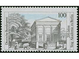 1993, Sing-Akademie 100 Pfg., Abart 'alle Odr.-Farben außer blau fehlend', postfrisch, Fotoattest Schlegel BPP (1998)