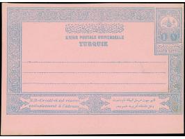 1908, Postal stationery letter card 1 krs. light blue unfolded proof, unused, very fine and extremely scarce (Isfila AN97proo