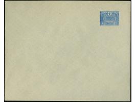 1908/13, Four postal stationery envelopes, 20 pa. and 1 pia., unused, fine (isfila cat. value 210€) (Isfila AN90-91, 109-10)