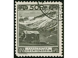 1930, Landschaften 50 Rp braunschwarz, gez. 11½, sauber gestempelt, tadellos.
