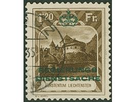 1932, Regierungs / Dienstsache Aufdruckausgabe sechs Werte in Zähnung 10½, je sauber gestempelt, 1,20 Fr Fotoattest Reinhardt