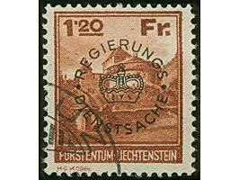 1933, Regierungs / Dienstsache Aufdruckausgabe beide Werte sauber gestempelt. 1,20 Fr Fotoattest Reinhardt (1988).
