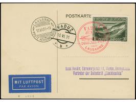 1931, Vaduz-Lausanne, tadelloser Zeppelinbrief mit 2 Fr. Zeppelinmarke. (Sieger 110B)