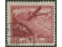 1930, Flugpost kompletter Satz von sechs Werten sauber gestempelt.
