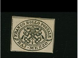 1852, ½ b. grey, a well-margined single, unused, fresh colour, very fine, signed G. Bühler