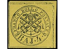 1852, Four stamps 1 b. to 4 b., well-margined, unused, fresh colours, fine, signed Bühler, Diena, Raybaudi, Friebe BPP, Vespe