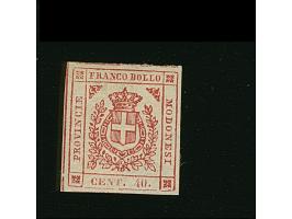 1859, Prov. Government 40 c. carmine-rose, unused with large part original gum, good margins, fine and fresh, signed Pfenning