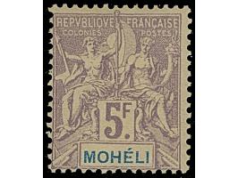 1906/07, complete set allegory up to 5 fr. violet, all unused and fine.

