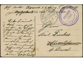 1907, Feldpost-Ansichtskarte (Ansicht Windhuk Westliche Kaiser Wilhelmstrasse) mit Aufgabestempel "MALTAHÖHE Deutsch-Südwesta