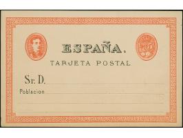1875/84, Postal stationery answering card 5+5 c. grey-green unfold and unused, plus Essay card 1875, tiny paper adhesives on 