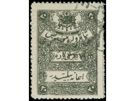 1921, Theatre Tax 20 pa. black,1337 typo surcharged, clear part cancelled Angora 8, fine and fresh. (Isfila catalogue value 1