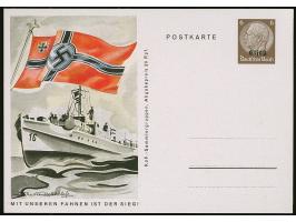 1941, Sonderpostkarte 6 Pfg. kpl. mit allen acht Bildern, ungebraucht, in einwandfreier Erhaltung