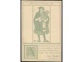 Karte 5 Pfg. mit Zudruck “APIA, am 27. November 1909. …die herzlichsten Glückwünsche zum Jahreswechsel, Hans Becker” &nbsp;mi