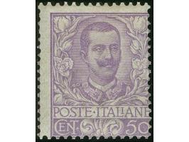 1900, 50 c. violet, unused with original gum, fresh color, fine (Sassone 1.100). (Sassone 76)
