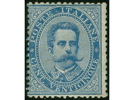 1879, 25 c. blue, unused, fresh color, fine. Certificate Terrachini (2009).
