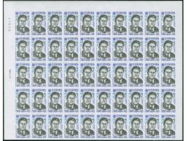 1985, CEPT 2,10 fr. and 3 fr. in imperforated sheets of 50, mint never hinged (Yvert 2366-67, 4500,-)
