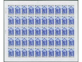1985, CEPT 2,10 fr. and 3 fr. in imperforated sheets of 50, mint never hinged (Yvert 2366-67, 4500,-)