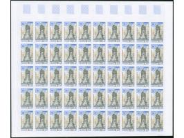 1978, CEPT 1,00 fr. and 1,40 fr. in imperforated sheets of 50, mint never hinged (Yvert 2008-2009, 4750,-)