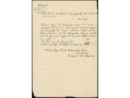 1884, Lasithi: "Telgraf ve postahane-i Lasid" blue all arabic postmark, 20 pa. rose black light cancelled on entire folded le