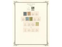 1894, overprinted set 1921 and complete to 1944 on 14 album pages, unused, mainly mint never hinged, including taxe and air m
