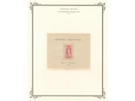 1894, overprinted set 1921 and complete to 1944 on 14 album pages, unused, mainly mint never hinged, including taxe and air m