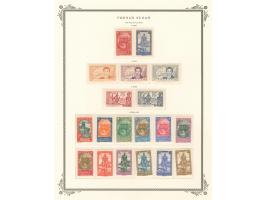 1894, overprinted set 1921 and complete to 1944 on 14 album pages, unused, mainly mint never hinged, including taxe and air m