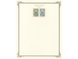 1894, overprinted set 1921 and complete to 1944 on 14 album pages, unused, mainly mint never hinged, including taxe and air m
