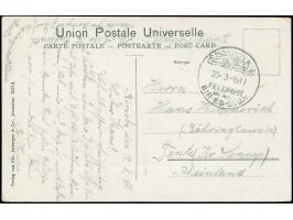 1917, Ansichtskarte von Jerusalem geschrieben in “Birseba” Komp. 607, gesandt nach Lennep mit zweisprachigem “Feldpost MIL. M