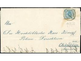 "I.R.POSTA MILIT. in I. No.1 15/7", EKr. sauber auf Handpapier 45 Centesimi, voll- bis breitrandig, auf komplettem Faltbrief 