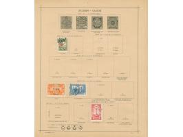1919/40, Alexandretta collection on old album leaves, complete sets including postage due and mournig set, enclosed some Hata