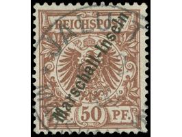 50 Pfg. mit 2. Stempel "JALUIT 6/12 00". Ein verkürzter Zahn, sonst einwandfrei. Signiert Mansfeld und Starauschek, Fotoattes