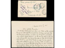 KRIEGSGEFANGENEN-POST: 1930, Kriegsgefangen-Brief mit Inhalt von “AUCKLAND 23.JL. 15-9.30” von einem Kadett der S.S. Elsass, 